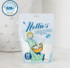 Nellie's All Natural Laundry Soda 50 Loads 1.6 lbs Brand New