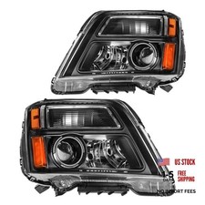Headlight Assembly, Replacement for Terrain Black-Amber/for Terrain 2016-2017
