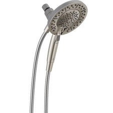 Delta In2ition 5 Spray 6.63" Shower Head Combo Handheld Brushed Nickel 2.5 GPM