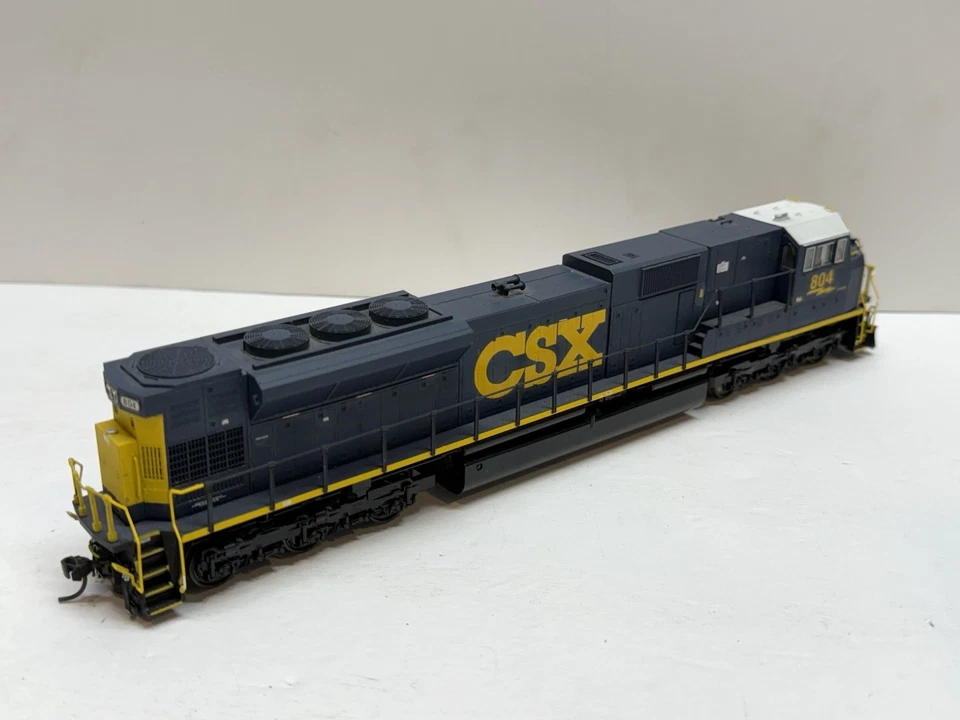 HO Scale Custom KATO CSX EMD SD80MAC YN3 #804 Diesel Locomotive Train W/DCC - Image 4 of 4