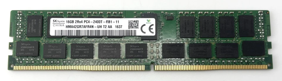 Hynix HMA42GR7AFR4N-UH 16GB (1x16GB) 2RX4 PC4-19200T-R DDR4-2400Mhz Module - Image 3 of 4