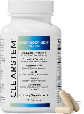 13PK CLEARSTEM Age Acne Mind Body Skin Vitamin 90ct Softgels Supplement^