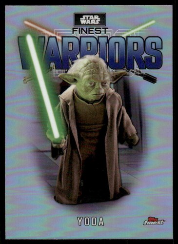 Yoda [Red Refractor] #FW-19 Star Wars 2023 Topps Finest Warriors card