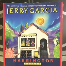 Jerry Garcia Harrington Street Hardcover Memoir Illustrated Dust Jacket