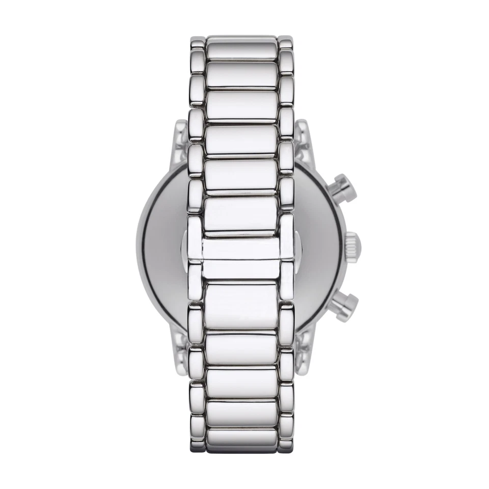 Orologio Uomo EMPORIO ARMANI LUIGI AR1853 Chrono Bracciale Acciaio Nero - Immagine 3 di 3