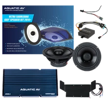 AQUATIC AV BT300 ULTRA SPEAKER KIT FLHT `98-13
