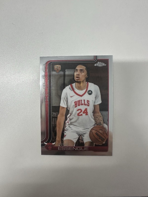 2025-26 Topps Chrome Noa Essengue Rookie RC #262 Chicago Bulls