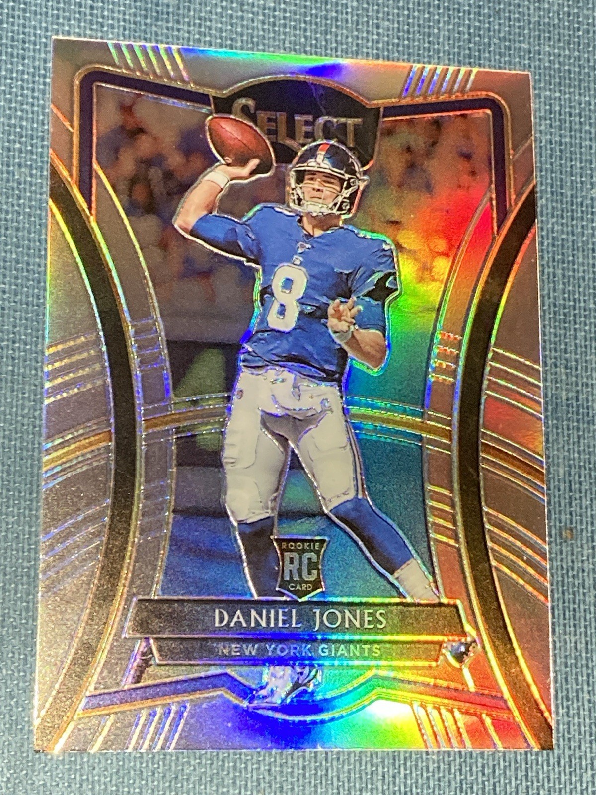 E1048 2019 Panini Select Premier Level Silver RC #157 DANIEL JONES Giants Colts