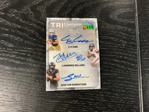 2026 LEAF Metal - CJ CARR LANORRIS SELLERS SAWYER ROBERTSON TRIPLE AUTO 1/5