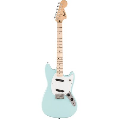 Squier Sonic Mustang MN Daphne Blue - E-Gitarre