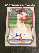 2026 Bowman Chrome Nelly Taylor 1st Prospect Autographs Auto Red Sox