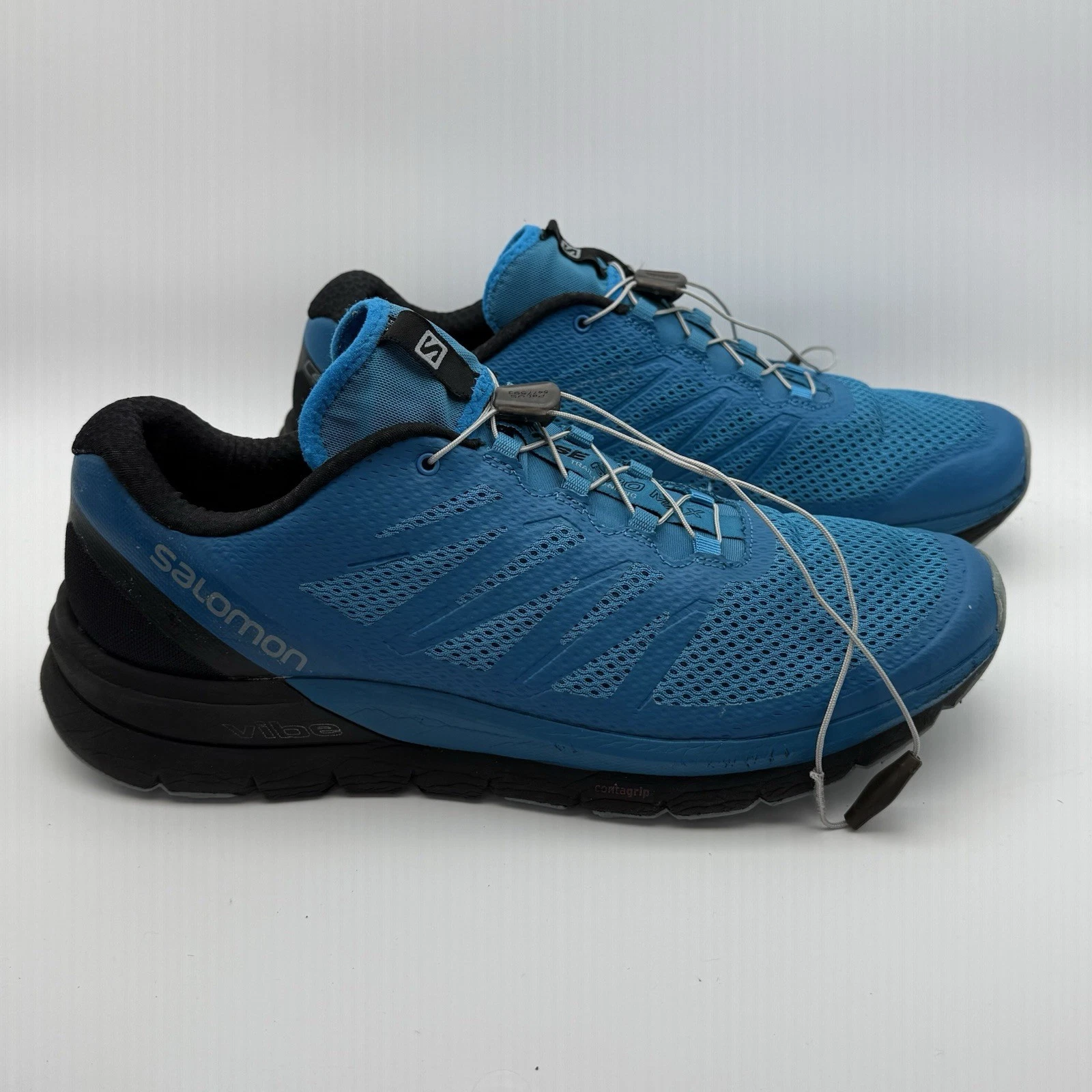 Salomon Sense Pro Max Trail Running Shoes, Vibe, Men’s Size 12, Blue 404740