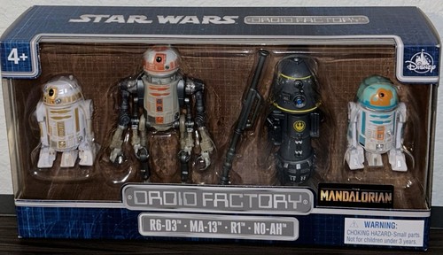 Disney Droid Factory Depot Mandalorian Droids 6-D3, MA-13, R1 & N0-AH