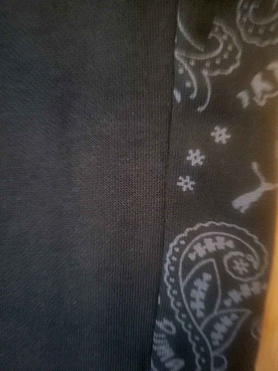 PUMA  Paisely  Border Pants Womens Black Casual Athletic Bottom Size  Small  thumbnail 4