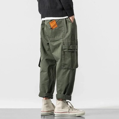 Men's Cargo Pants Male Trousers Harem Pencil Black Trekking Luxury Luxury Cheap 