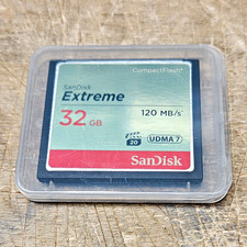 SanDisk Extreme 32GB CompactFlash CF Card UDMA 7 120MB/s VPG-20 High Speed