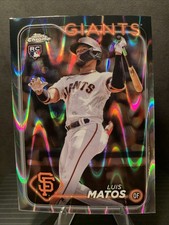 2024 Topps Chrome Ray Wave Refractor Luis Matos #270 Giants ⚾(RC)