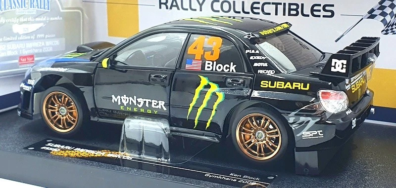 Sun Star 1/18 Scale Diecast 5582 Subaru Impreza WRC06 Gymkhana 2008 #43 K.Block - Image 2 of 4
