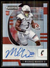 2020 Panini Prizm Draft Picks Autograph Prizms Michael Warren II Auto #164