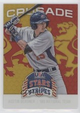 2015 Panini Stars and Stripes Crusade Red 41/99 Austin Bergner #8 07rd