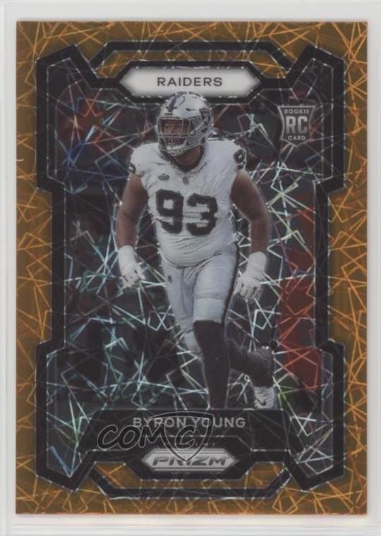 2023 Panini Prizm Rookies Lazer Prizm Byron Young #355 Rookie RC 7l6