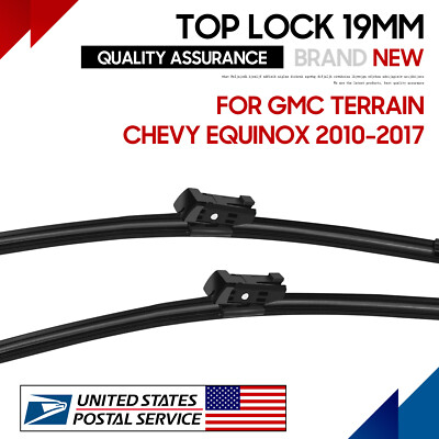 Wiper Blade Set - 24''/17'' (Set of 2) Top Lock 19mm For Chevr Equinox 2010-2017