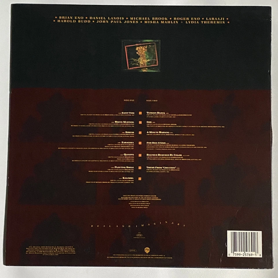 BRIAN ENO/ DANIEL LANOIS/ Various ‎– Music For Films III 1988 US PROMO LP EX/NM Foto 2 de 4