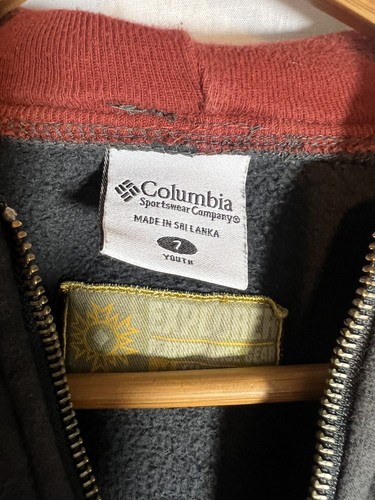 Columbia Youth Hooded Sweatshirt Explorer Performance Kids Size 7 - Picture 4 of 12