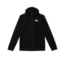 NWT The North Face TNF Full Zip Tech Fleece black Hoodie sz L $75 Youth A53