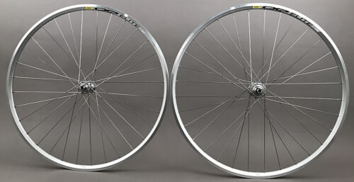 Mavic CXP Elite Rims Silver Road Bike Wheelset Wheels 8 9 10 Speed Hubs  Shimano