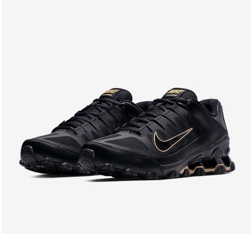 Men\u0026#039;s Nike Reax 8 TR Training Shoes Black/Metallic Gold 621716-020 |  eBay