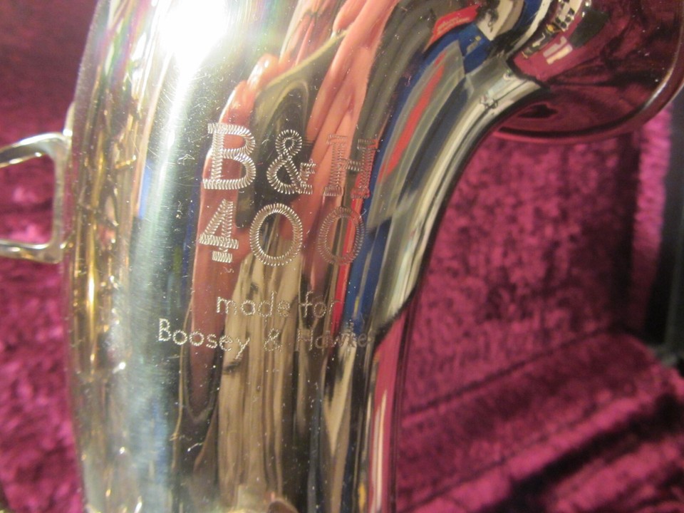 BOOSEY & HAWKES 400 Saxophone WITH CASE eBay