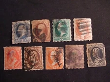 USA used Large Banknotes 150 153 157 158 159 160 182 189 190 FAULTY