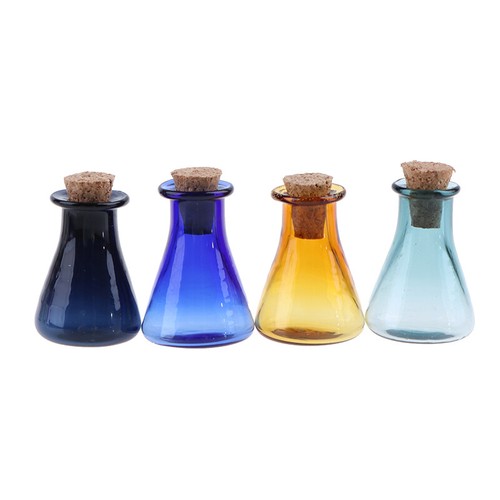 9 Stück Maßstab 1:6 Puppenhaus Miniatur Glas Wunschflasche Handgefertigt Zubehör - Picture 4 of 12