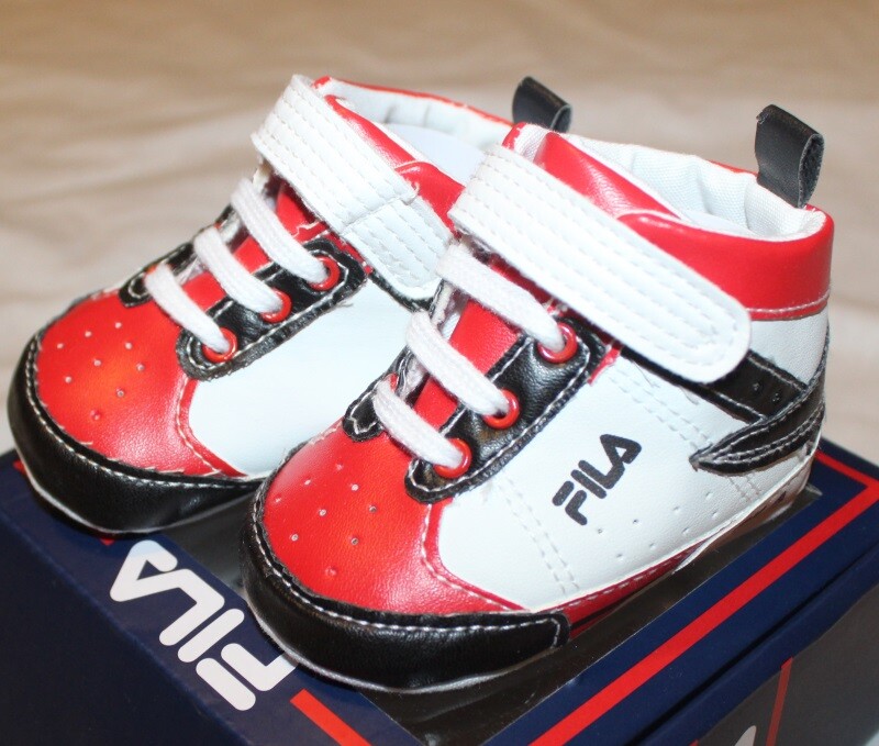 PONY Scarpe sneakers culla pre walker FILA bambino nuove taglia 5 8 mesi