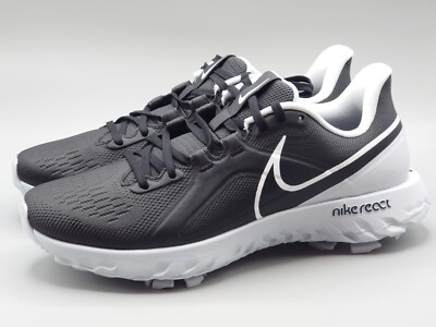 Nike React Infinity Pro Golf Shoes CT6620-004 Men's Size 9 Black Platinum