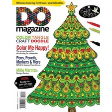 DO MAGAZINE WINTER 2015-Color Tangle Craft Doodle-Zentangle-Adult Coloring Book