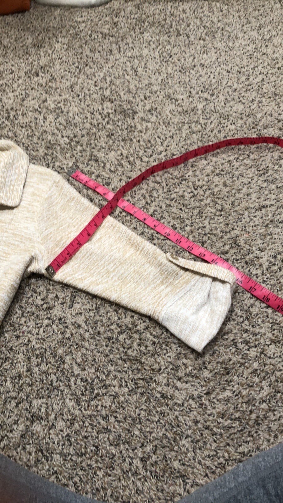 Anthropologie Dolan Moto Jacket Size Small Tan Space Dye Knit