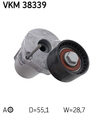 SKF VKM 38339 – Kit Galet Tendeur Multi-V Accessoires – Pièce Auto De Qualité Origine Pour Réparation Fiable