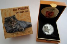 Niue 1 Dollar 2014 Katzen Perserkatze Silber