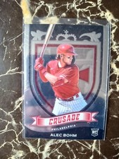 2021 Panini Chronicles Alec Bohm Crusades Rookie Card