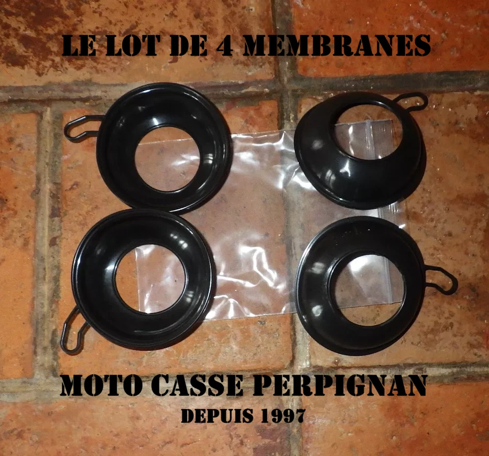 Membrane Carburateur ( le lot des 4 )- Honda CB 600 Hornet 1998/2006 - PC34/PC36 - Photo 1/3