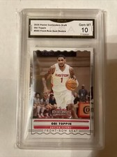 2020 Obi Toppin Panini Contenders DP Front Row Seat Red Parallel RC GEM MINT 10