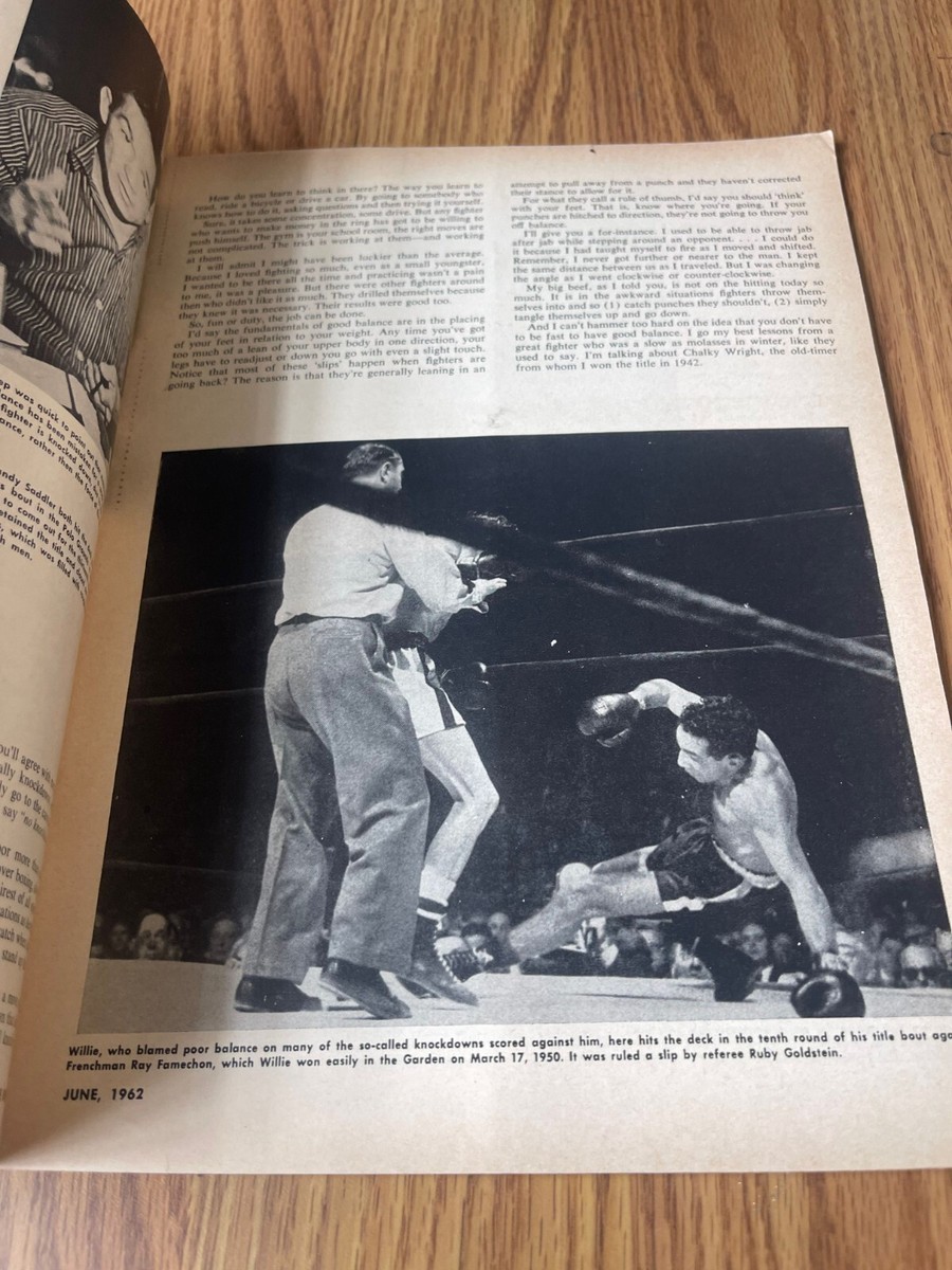 Vintage Magazine THE RING Boxing magazine JUNE 1962 | eBay
