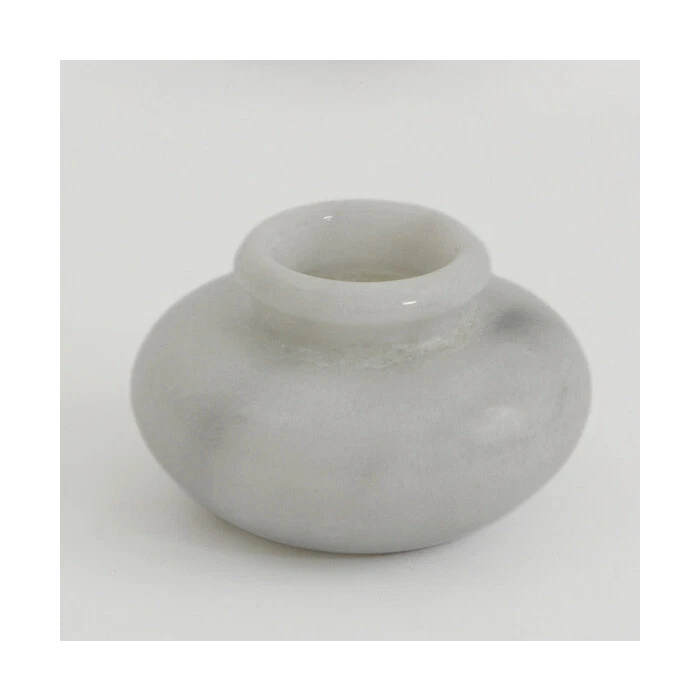CBAM Profumatore Vase aus Weißem Marmor – Dekorativ Vintage, 4cm