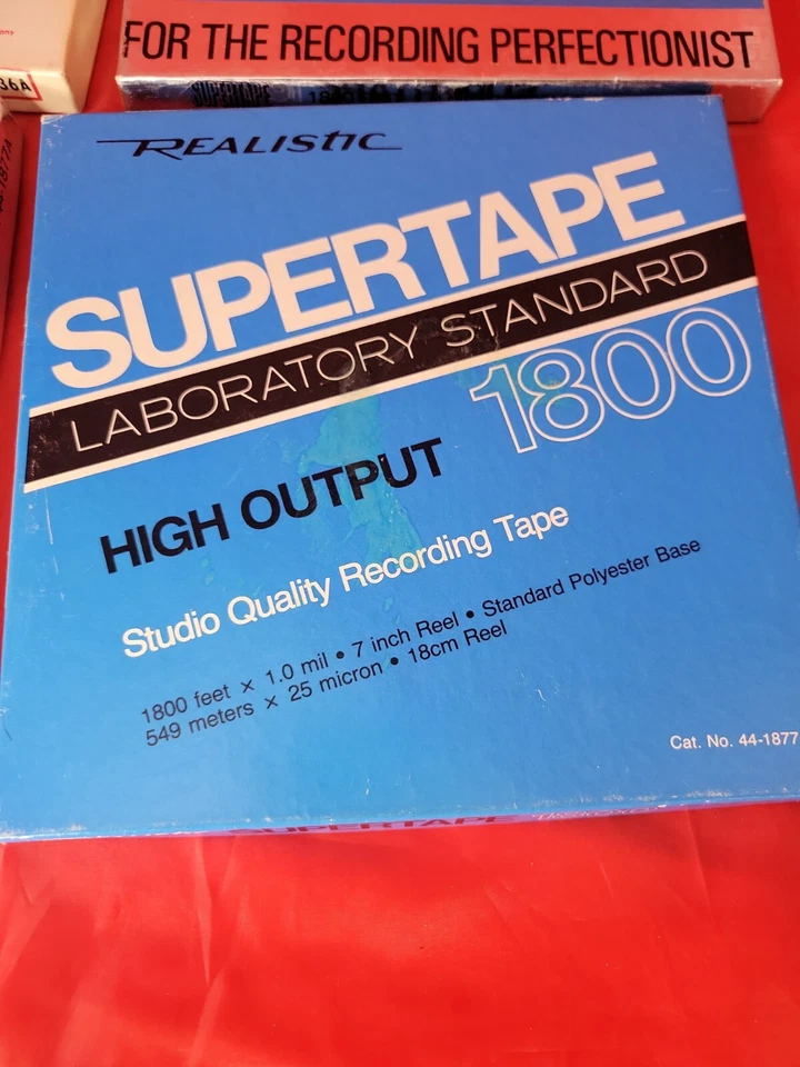 LOTE DE 4 CINTAS DE AUDIO USADAS 7” carrete a carrete realistas 1800 Foto 3 de 4