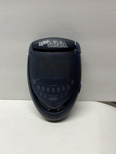 Radica Lighted Solitaire Electronic Handheld Game 2003 Flip Cover - Tested - Picture 4 of 5
