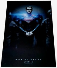 Original 2013 Superman Man of Steel Teaser DS Movie Poster