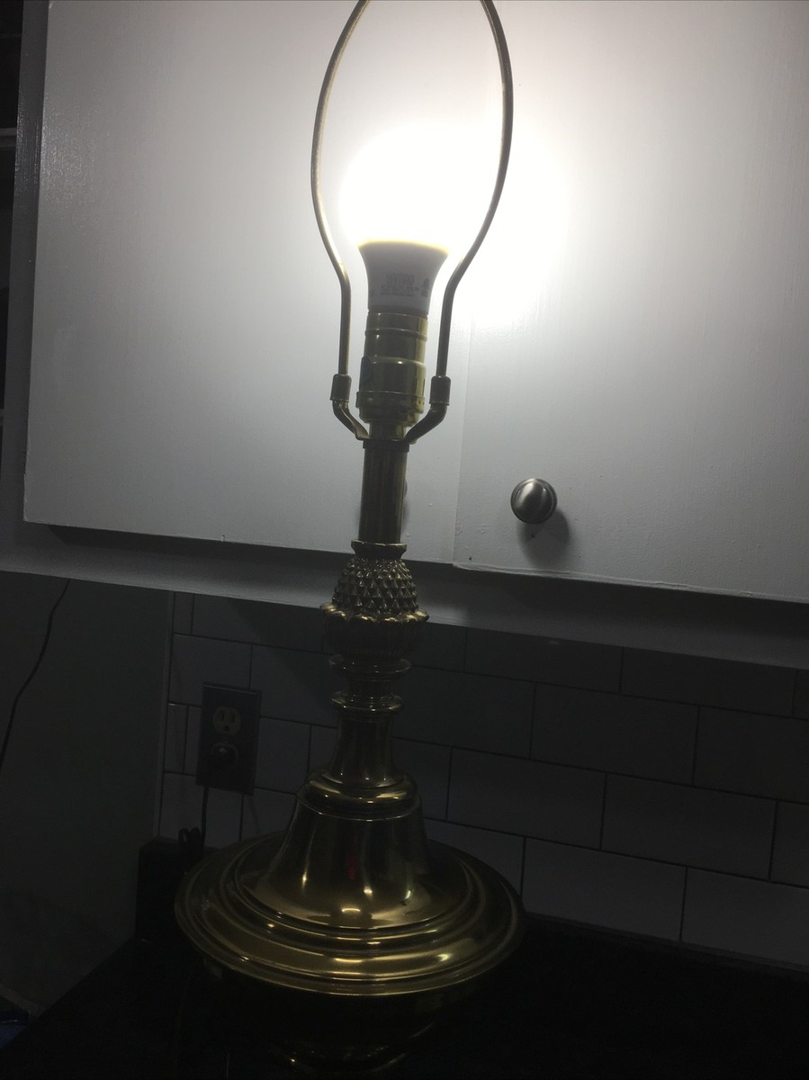 Vintage Solid Brass Lamp 35”Tall - Beautiful #584 on bottom | eBay