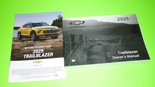 2025 CHEVROLET TRAILBLAZER OWNERS MANUAL SET GUIDE 25 LS LT RS ACTIV FWD AWD